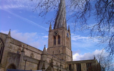 Visiting the UK: The Crooked Spire, Chesterfield